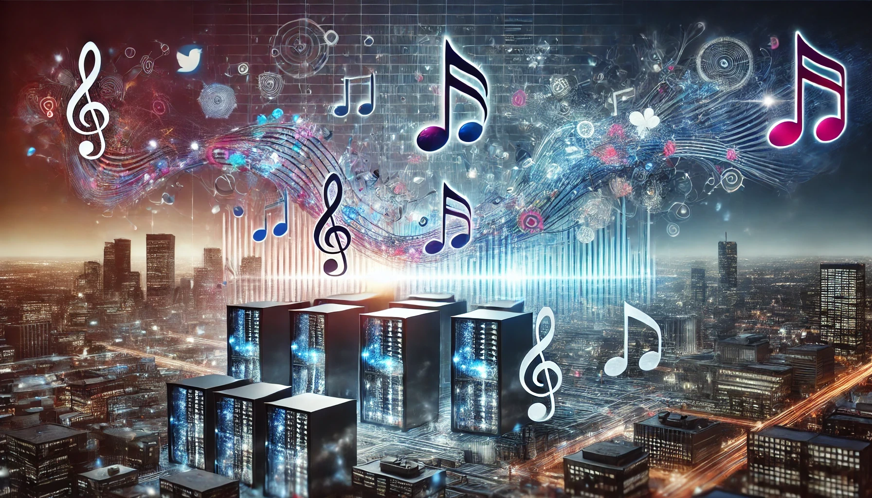 Revolutionising Music Creation with AI <br> <br>
        Our team developed an advanced AI-based platform that allows users to generate music through natural language interaction. Leveraging deep learning 
        models, this system generates high-quality music in real-time, giving users unprecedented creative control. The platform integrates LLMs with dynamic
        effects systems, enabling users to create personalised musical experiences.